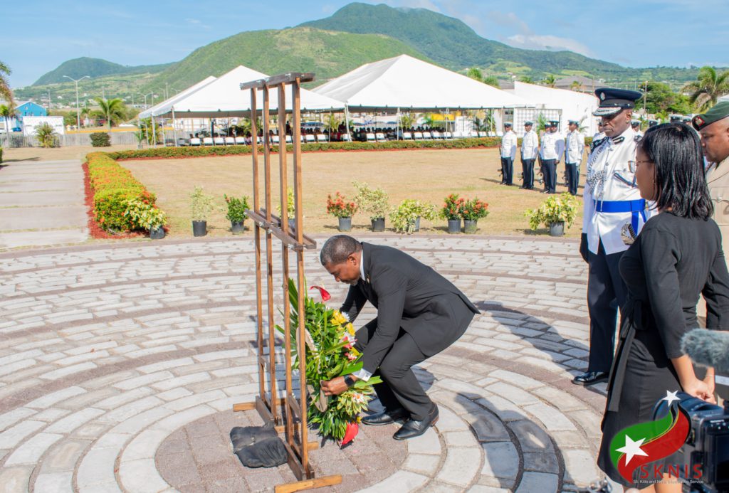 PRIME MINISTER DR. DREW PAYS TRIBUTE TO THE FIVE NATIONAL HEROES OF ST. KITTS AND NEVIS